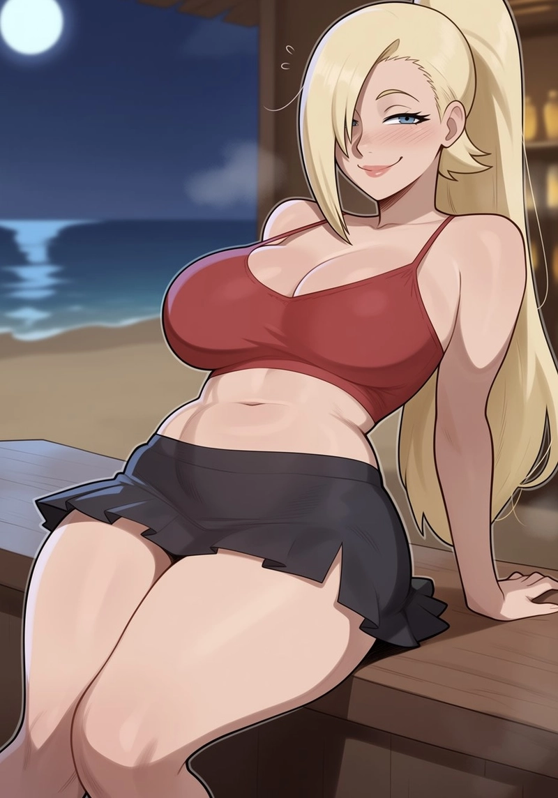 Anime Ino hentai tư thế ngồi gợi tình 